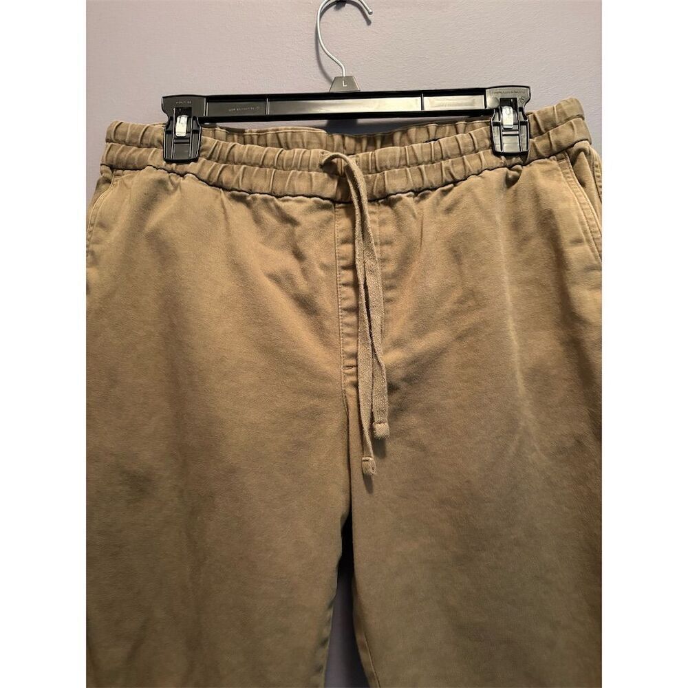 Banana Republic Women's Tapered Pants Medium Army Green Casual Relaxed Fit - Picture 2 of 9